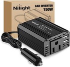 Nilight 150W Power Inverter 12V Dc to 110V Ac Car Charger Converter