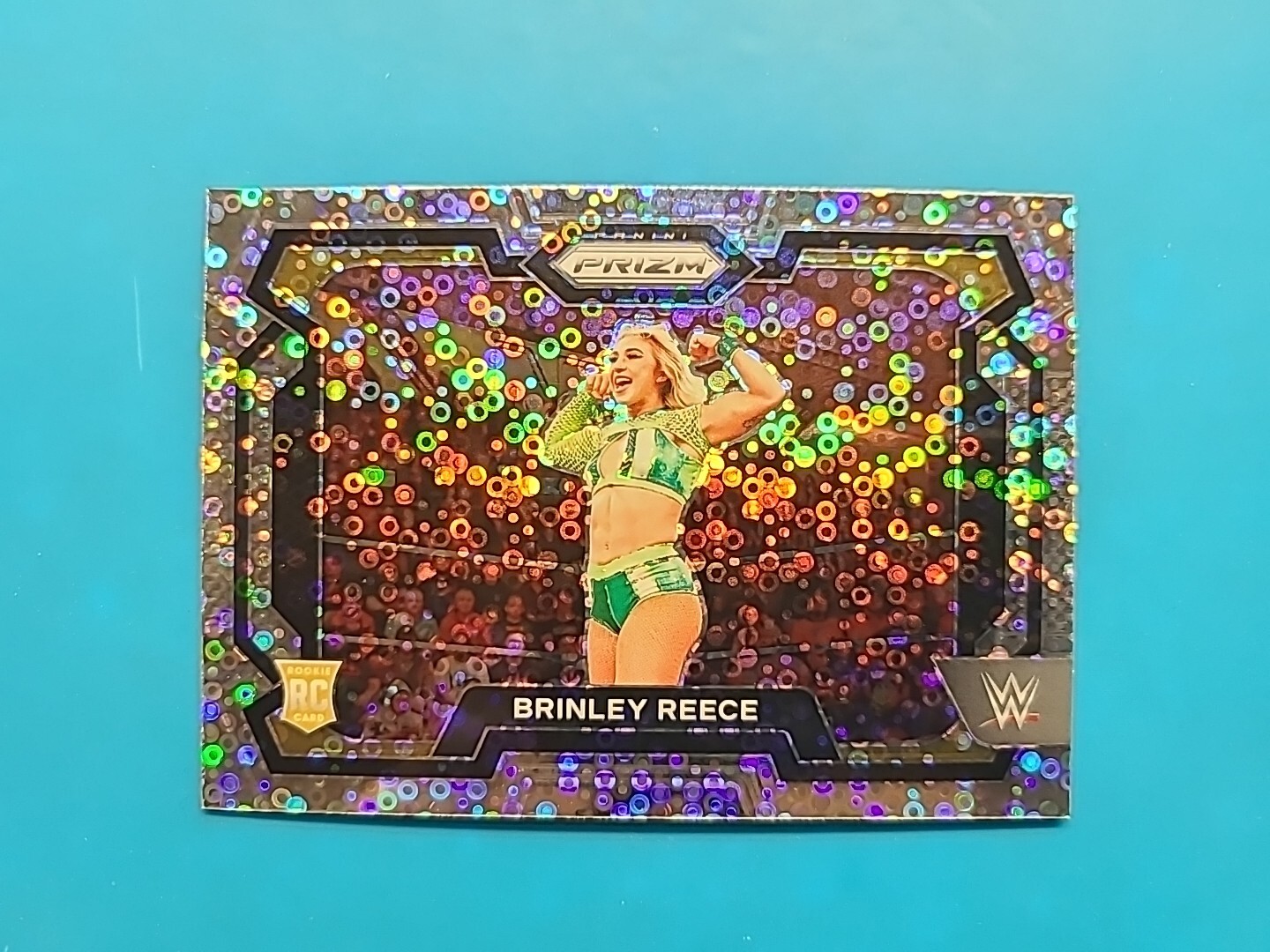 2024 Panini Prizm WWE BRINLEY REECE #36 SILVER DISCO PRIZM RC Rookie NXT