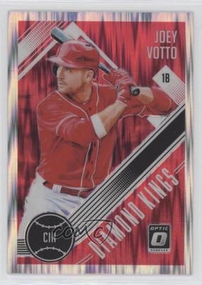 2018 Panini Donruss Optic Diamond Kings Shock Prizm Joey Votto #4 11au
