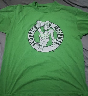 Dropkick Murphy's T-shirt Men's Large Green