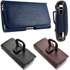 For Samsung S25/Plus/Ultra/Edge/FE Horizontal Leather Pouch Belt Clip Case Cover