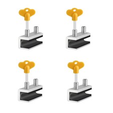 Window Locks, 4 Sets Sliding Window Locks with Key, for Up and Down Windows ...