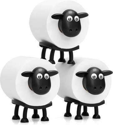 Sheep Toilet Roll Holder, Free Standing Bathroom Set, 3D Printed, Funny Hilariou