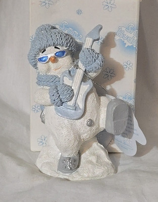 Encore Snow Buddies Band (Slick on Guitar) RARE Figurine  4.5  X 2.5  w/ Box