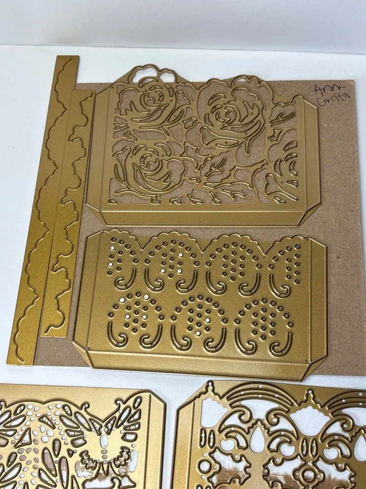 Anna Griffin Pretty Pockets Cut & Emboss Dies Cricut Cuttlebug Crafts - Image 2 of 4