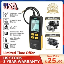 Engine Oil Tester Gasoline Diesel Oil Quality Analyzer Temperature Detector 2.4‘