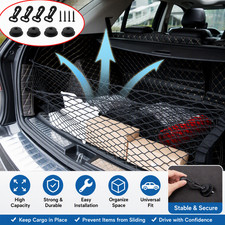 Car Rear Cargo Organizer Storage Elastic String Net Mesh Bag Pocket Accesories