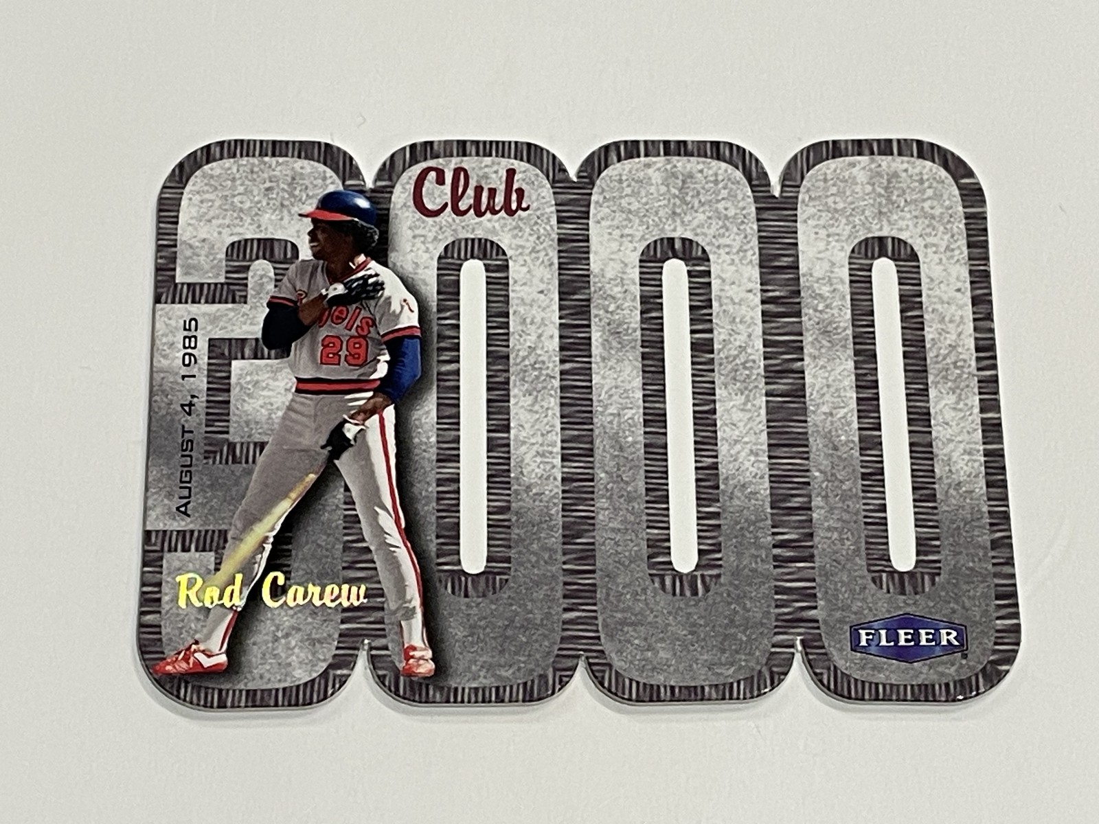 Rod Carew #NNO 2000 Fleer Tradition Baseball Club 3000 Memorabilia