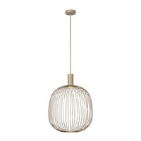HäNgelampe Taupe HöHenverstellbar Rund Ø40 Cm GU10 Pendelleuchte Wohnzimmer