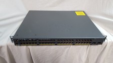 Cisco WS-C2960X-48FPD-L V07 48 Port POE+ Gigabit Switch with Rack Ears ONLY
