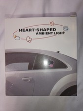 Car LED Interior Lights, Heart-Shaped Ambient Light for Windows, 5 Lighting Mode