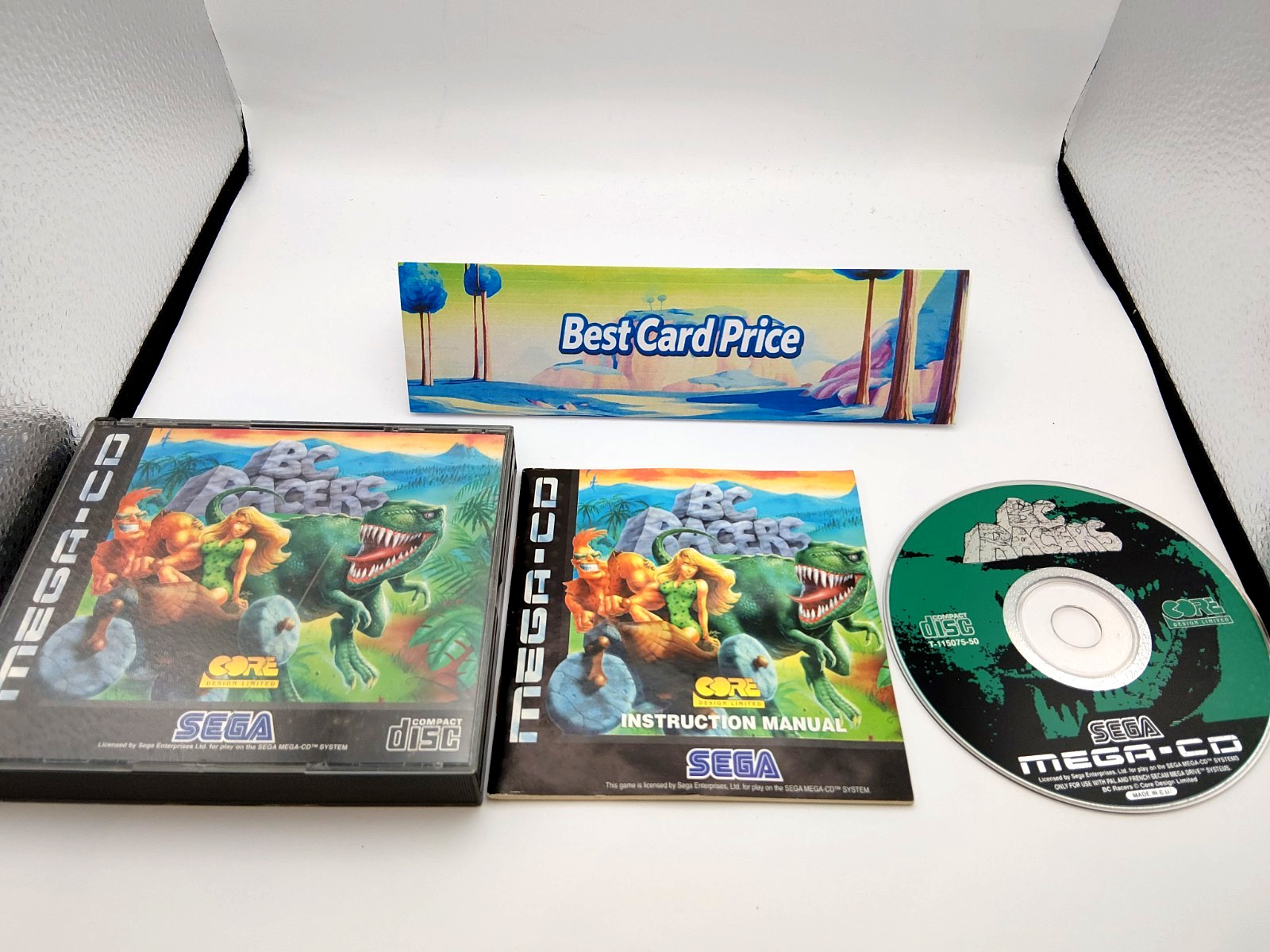 BC Racers Sega megadrive Mega-CD Core Design PAL EUR Europe CIB Complet