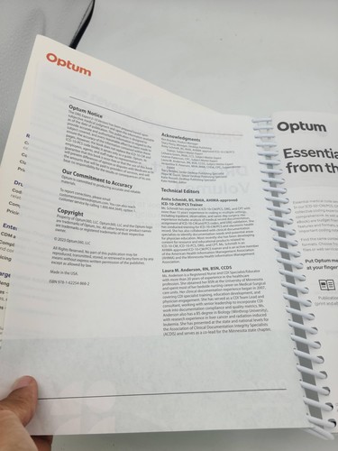 DRG Expert Volume I 2024 Book ICD-10-CM PCS Codes Optum Medical Billing Spiral - Foto 4 di 6
