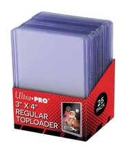 3" X 4" Clear Regular Toploader, 25ct