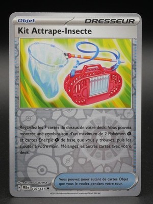 Pokemon Karte Insektenfänger Set 102/131 REVERSE PRE Prismatische Evolutions
