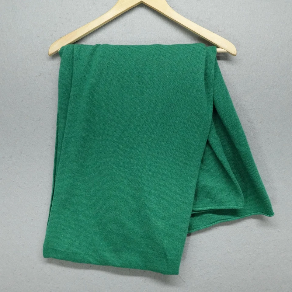 Peter Millar Chal Bufanda Verde Envoltura 1 00% Cachemira Suave Invierno Foto 2 de 4