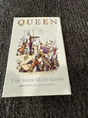 Queen The Show Must Go On & Bohemian Rhapsody Cassette Tape Single 1992 VG