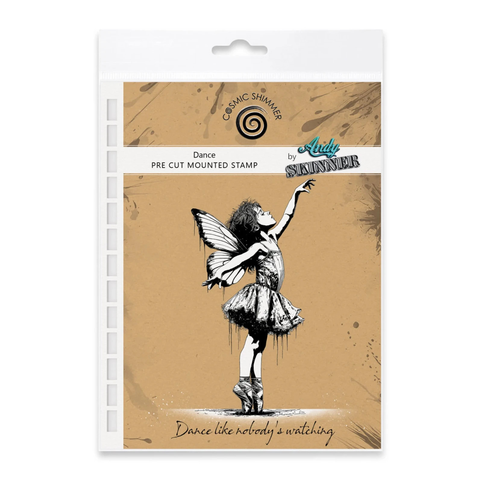 Andy Skinner Pre Cut Rubber Stamps Dance  (07-0078-AS)