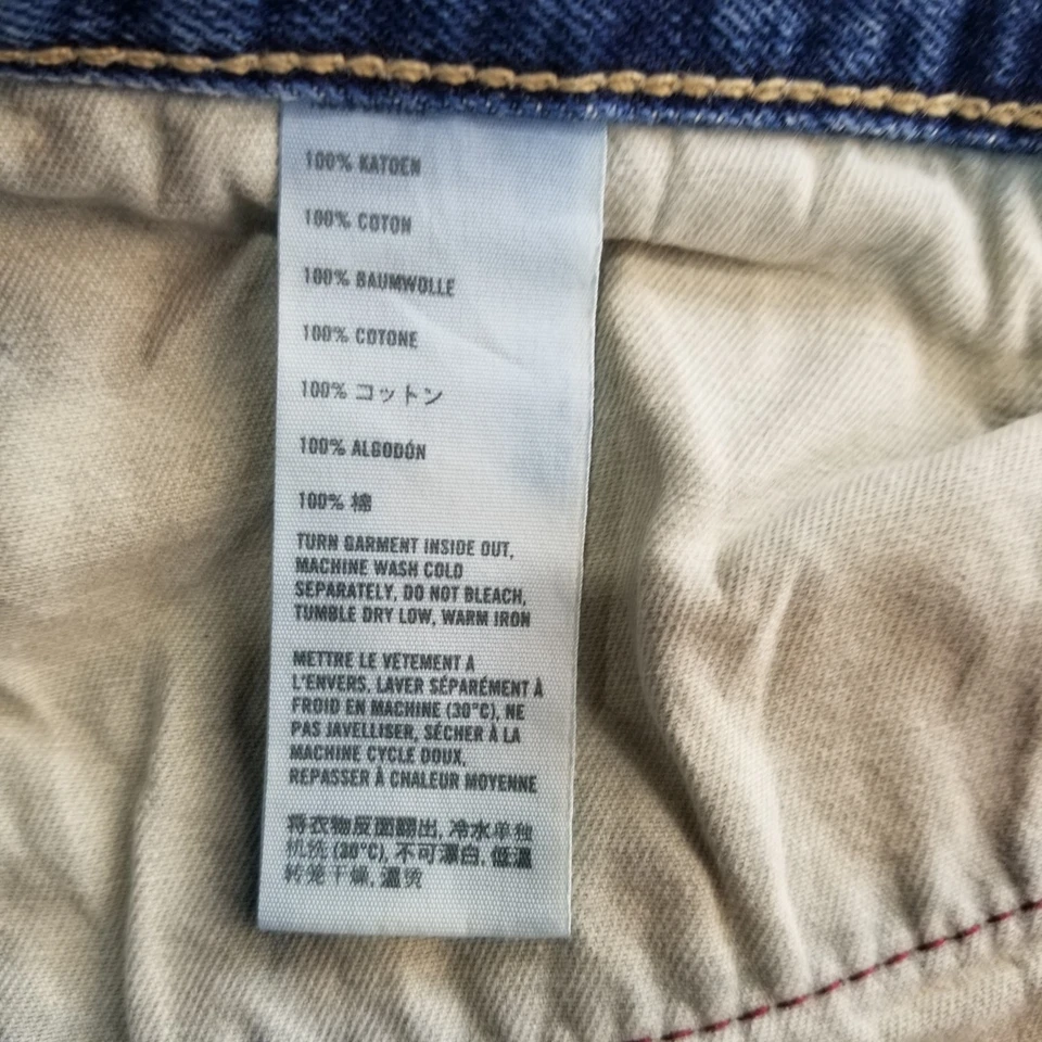 Pantalones de mezclilla Hollister para hombre talla 32x32 de colección lavado oscuro 100 % algodón Normcore duraderos bonitos Foto 4 de 4