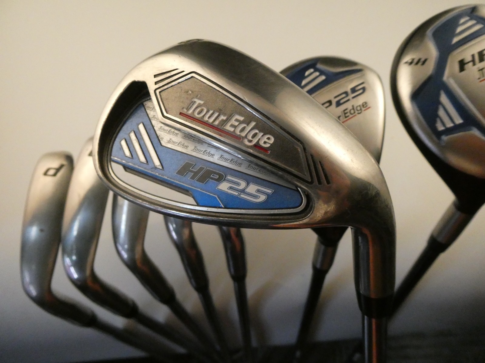 Tour Edge HP25 Hybrid Iron Combo Set 5H 6H + 6-PW SW Uniflex