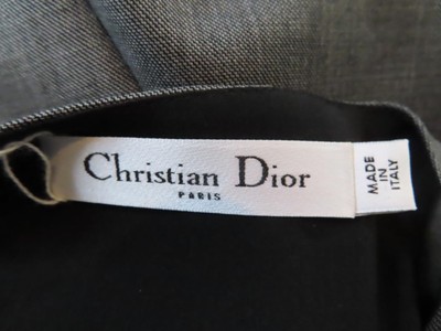 slim fit dress slacks Dior Grey Lace Slip Dress