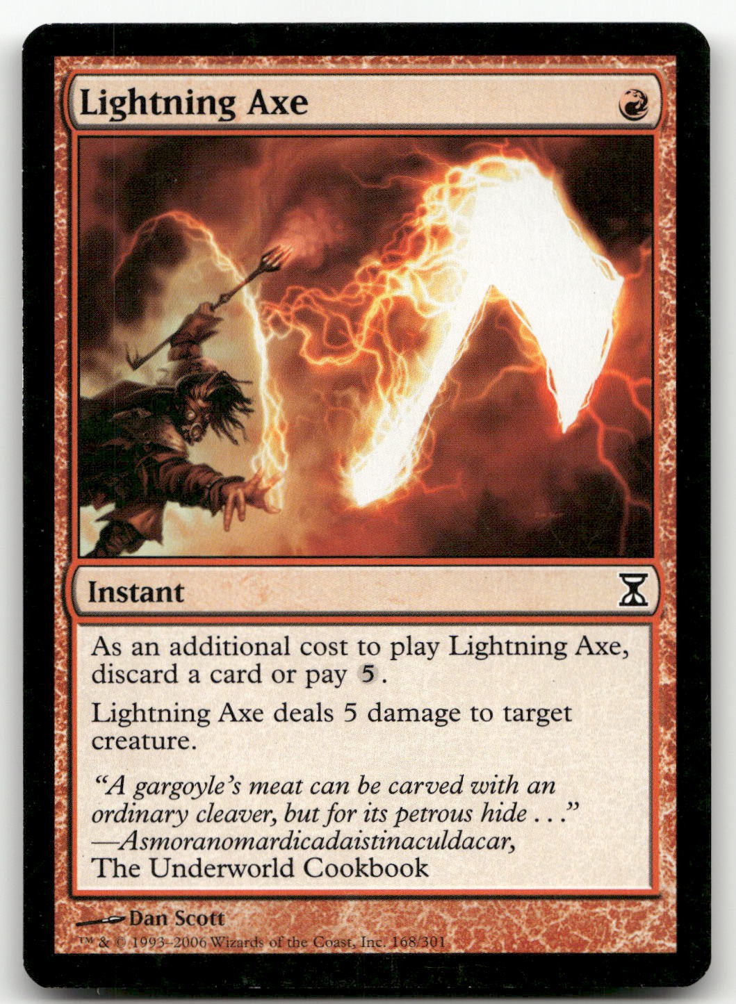 Lightning Axe #168 (LP) Time Spiral TSP Magic MTG