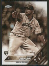 2016 Topps Chrome Sepia Refractors #137 Brian Johnson Boston Red Sox 4095