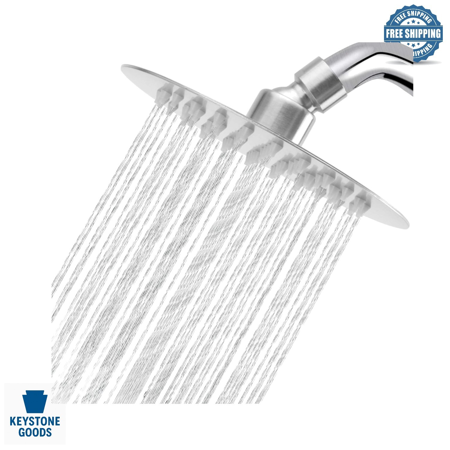 Rain Shower Head With High Pressure & Slim Design