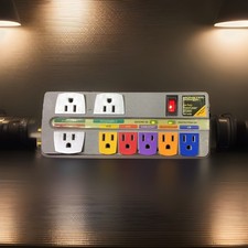 Monster surge HTS800 Surge Protector 8 Outlet Bulk Package Power Home Theatre