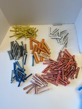 Vintage Plastic Swing Arm Permanent Rollers Hair Curlers Perm Rods Lot of 175