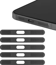 for iPhone 17/16/15 Pro Max Accessories 5 Pcs Cell Phone Speaker Anti-Dust Plugs