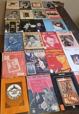 Vintage Lot of 25 Sheet Music/ Songbooks Piano Sheet Music