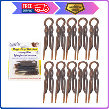 Hair Pins - Plastic, U-shaped Magic Grip Hairpins, Strong Durable Pins For Fi...