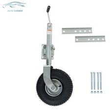 Beach Boat Trailer Jack Wheel Trailer Jack With Pneumatic Tire 2000 Lbs 13.38in