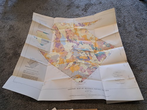 Geology and Mineral Deposits Mineral County Nevada with Maps - Foto 10 di 10