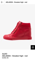 ALDO wedge Sneaker high, rot, Größe. 35. GANZ NEU!