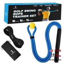 Golf Rope Swing Trainer Set-Golf Swing Training Aid,Improved Golfers Swing Blue