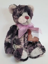 Charlie Bears Birthday Bear 2023 Purple Collectable Teddy Bear 12"/30cm