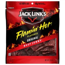 Jack Link’S® Flamin’ Hot® Flavored Original Beef Jerky & Dried Meats, 2.65 Oz Ba