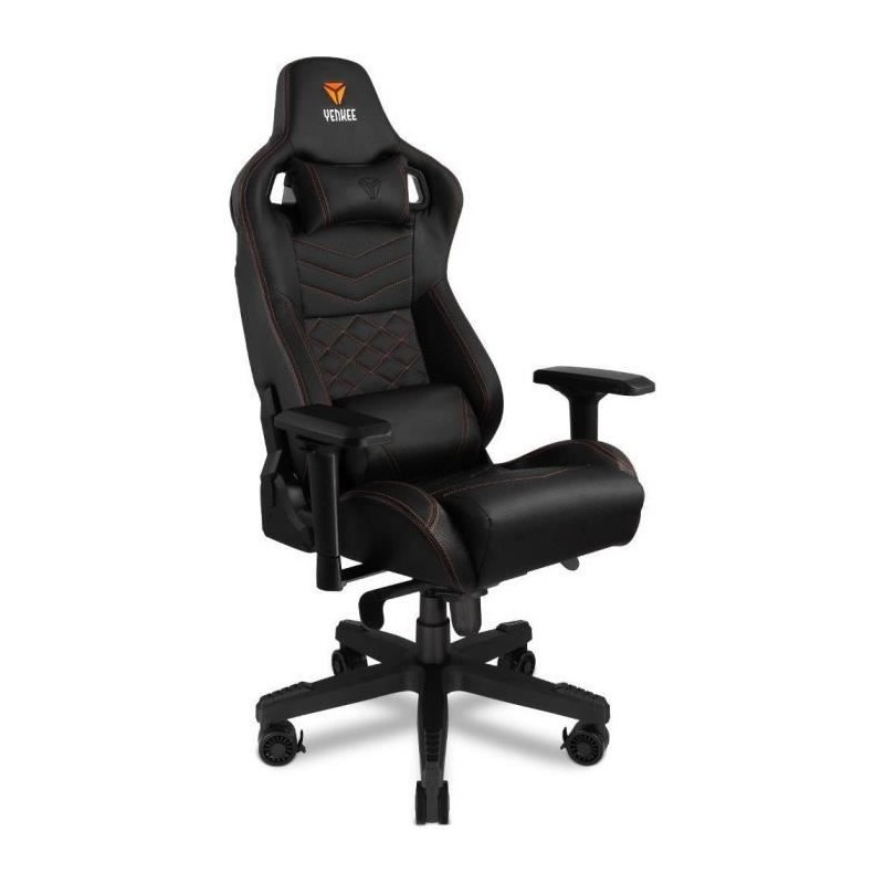Chaise gaming Yenkee Forsage XL avec dossier inclinable et accoudoirs 3D