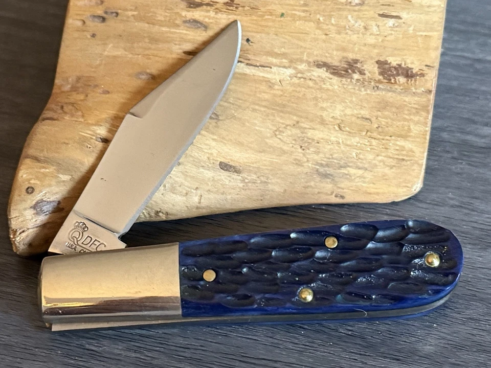 NAVAJA DE BOLSILLO PLEGABLE SCHATT & MORGAN EE. UU. por Queen jigged blue bone barlow Foto 2 de 4