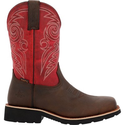 Rocky Women s MonoCrepe 11  Steel Toe Western Boot