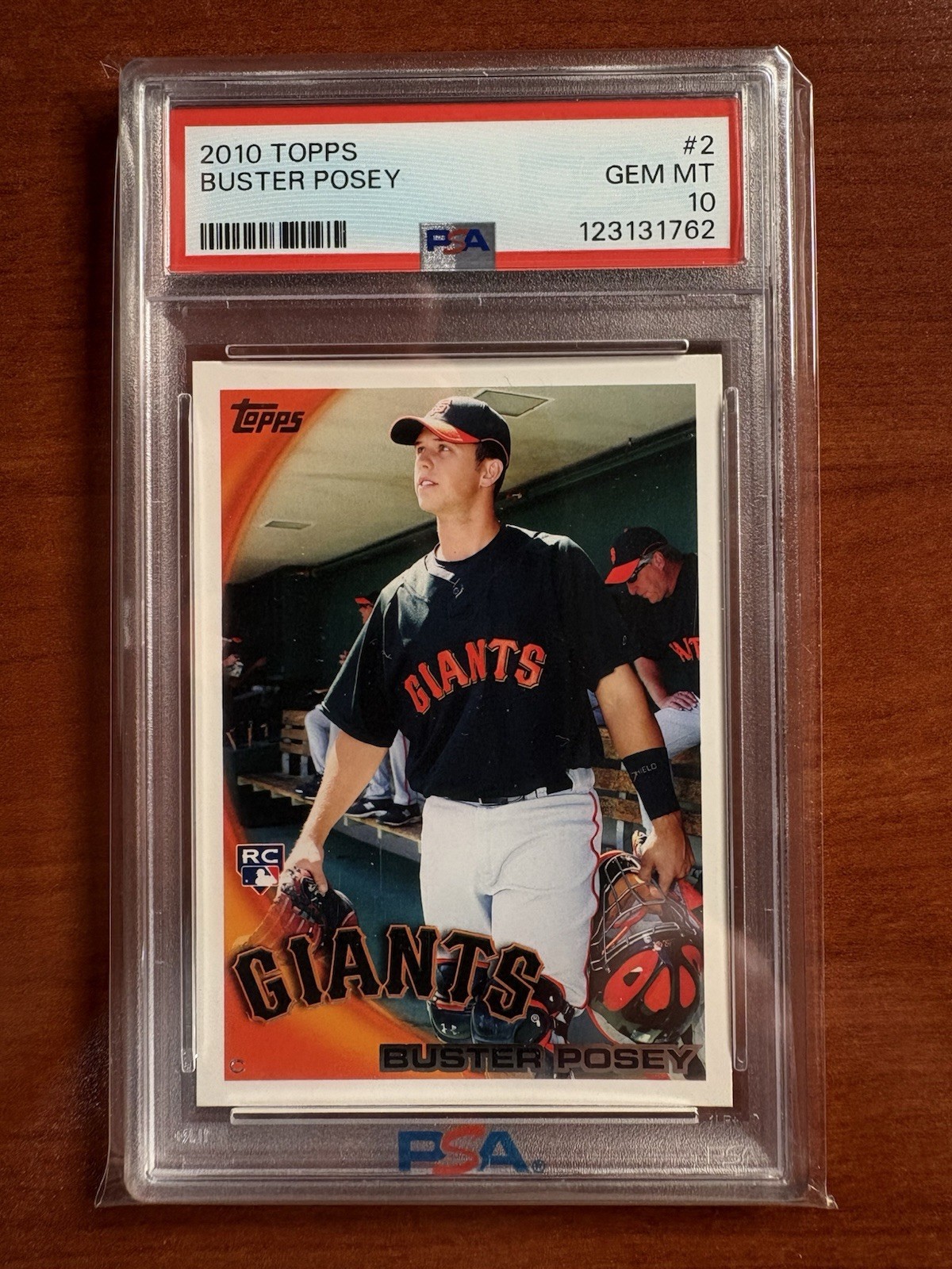 2010 Topps Buster Posey #2 RC Rookie PSA 10