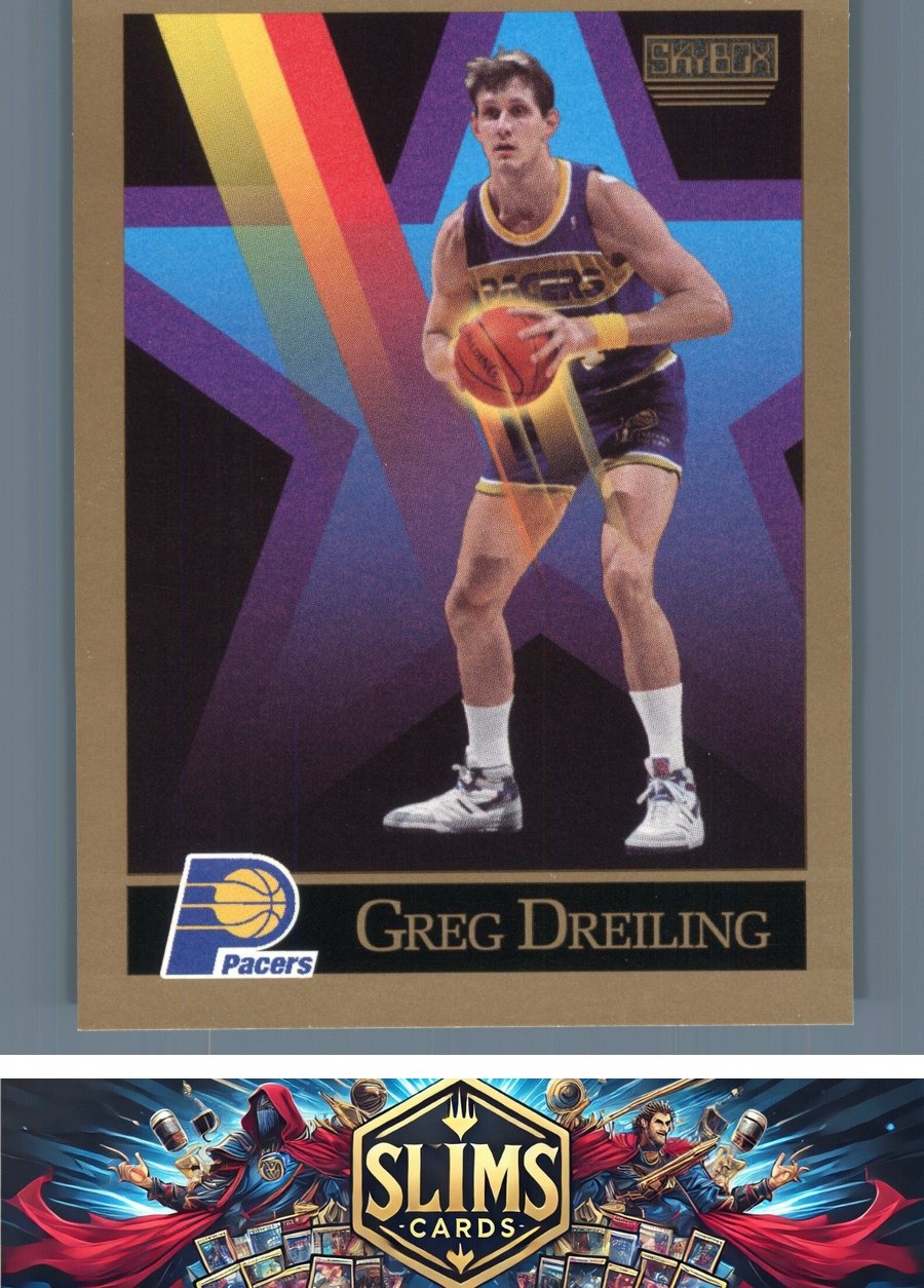 1990-91 SkyBox Indiana Pacers Greg Dreiling #387 Rookie