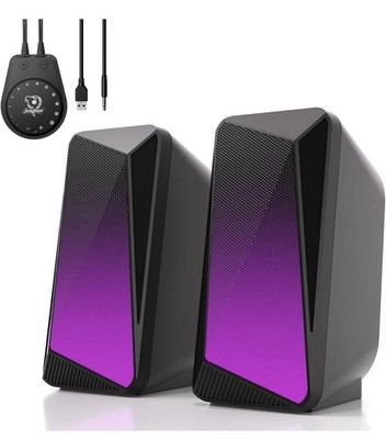 SOULION C30 Bluetooth PC Speakers for Desktop Computer, Monitor, Laptop, Gaming