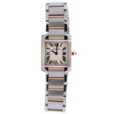 Cartier Tank 20mm White Dial Watch Ref# W51007Q4