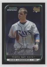 2008 Bowman Draft Chrome Evan Longoria (Base) #BDP27 sh7