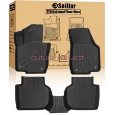 Floor Mats Liner For 2012-2022 Volkswagen Passat 4-Door Front-Rear All Weather