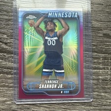 2024-25 Topps Chrome - Terrence Shannon Jr. #105 Pink Refractor (RC)