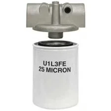 Spin-On Filter, 25 Micron, 15 Gpm, 3/4 In,  3Kml9